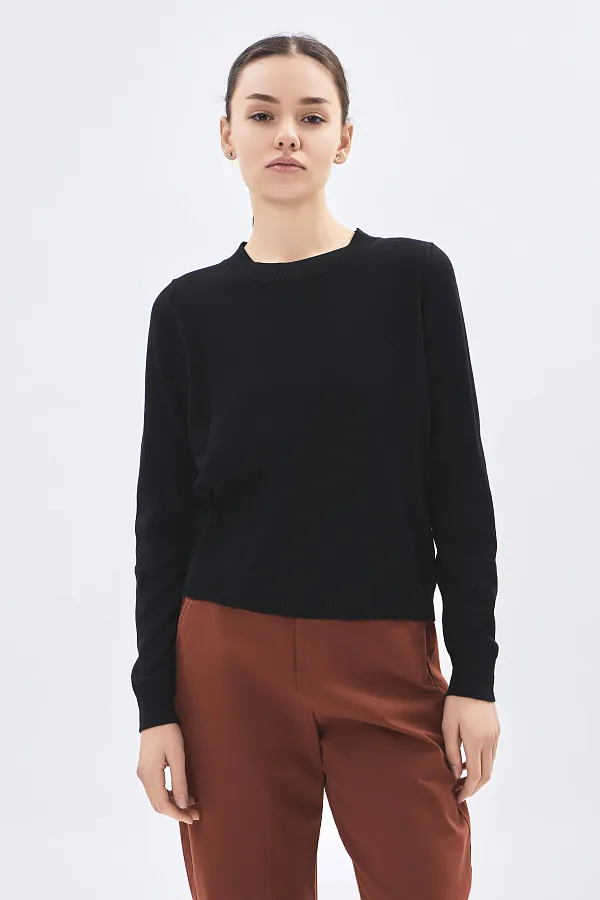 Женский джемпер длинный рукав AW23WKN-30042 фото