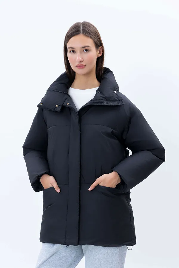 Женский пуховик средняя длина AW23WES-21079 фото