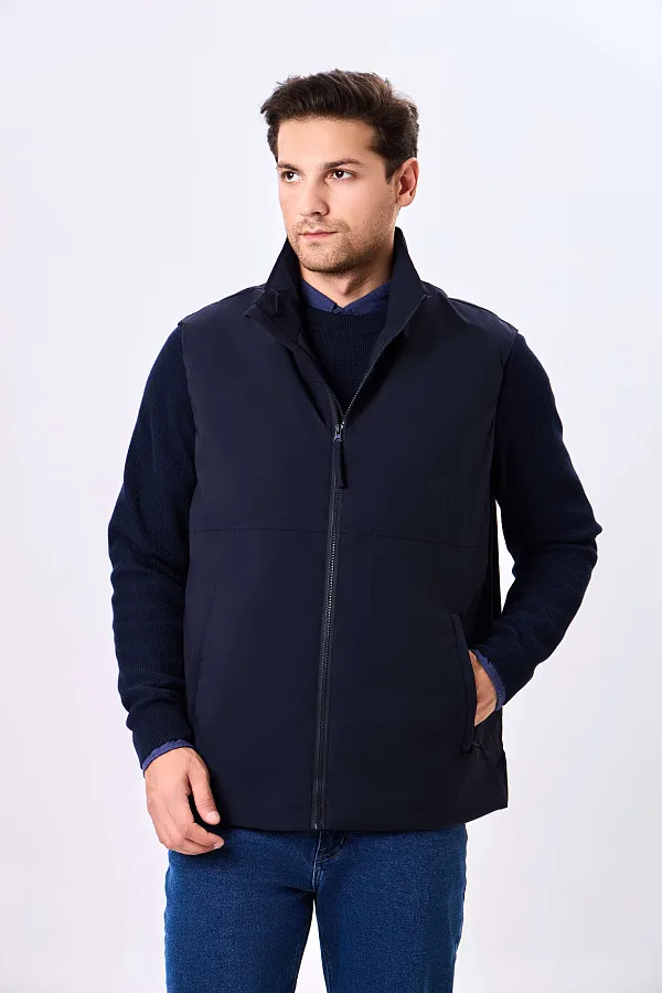 Жилетка короткая длина