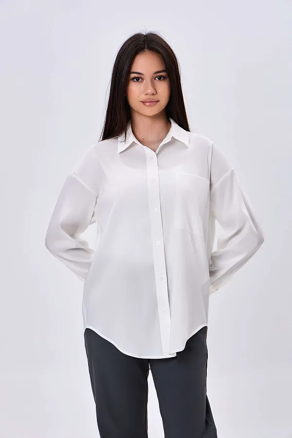 Женская рубашка длинный рукав