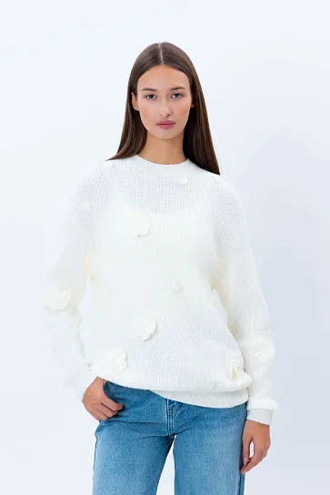 Женский джемпер AW24WKN-92134-207388 фото