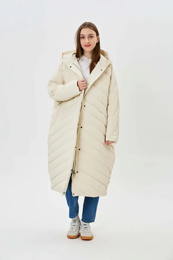 Женская куртка длинная длина