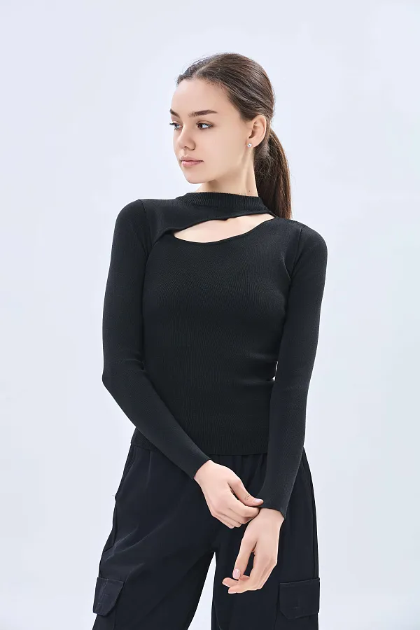 Женский джемпер длинный рукав