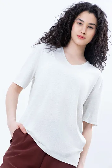 Женская футболка SS25WES-21566-213103 фото