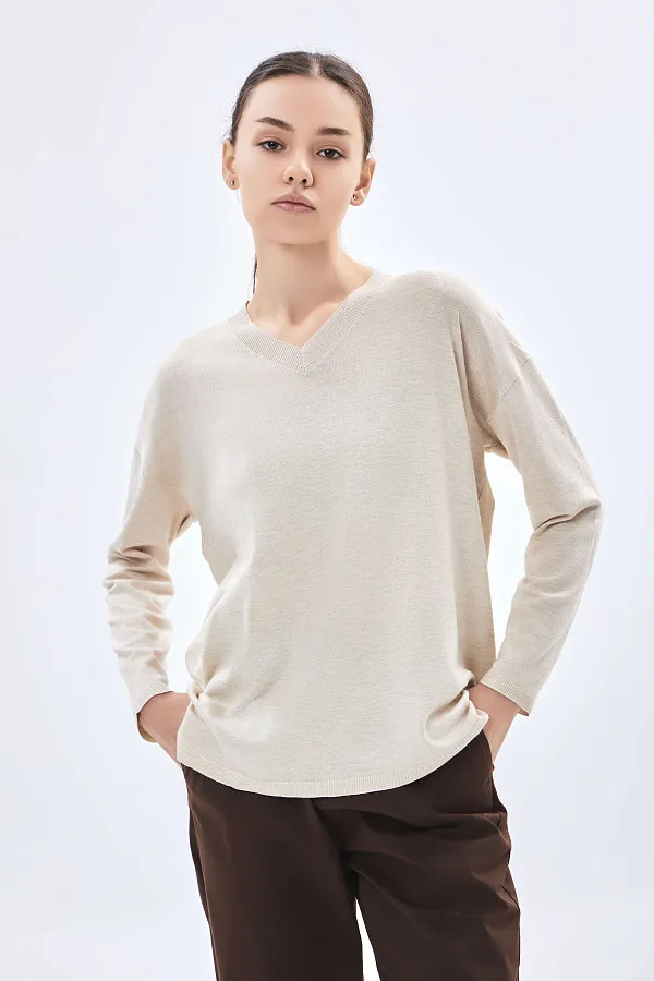 Женский джемпер длинный рукав