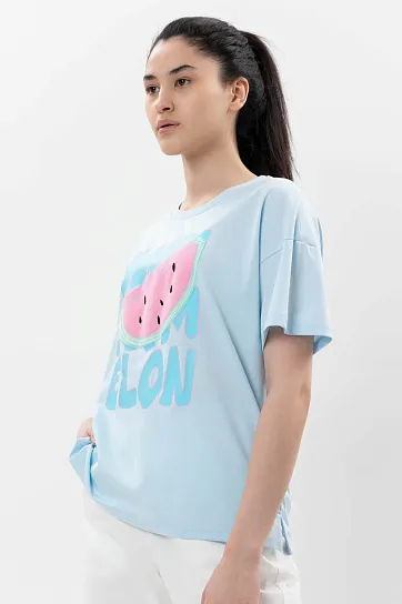 Женская футболка SS25WES-21588-213267 фото