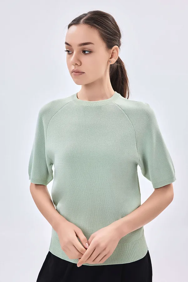 Женский джемпер короткий рукав