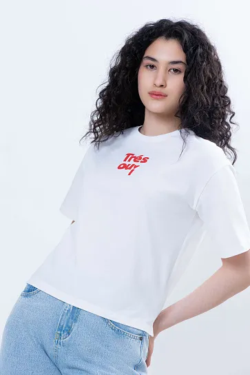 Женская футболка SS25WES-21518-209485 фото