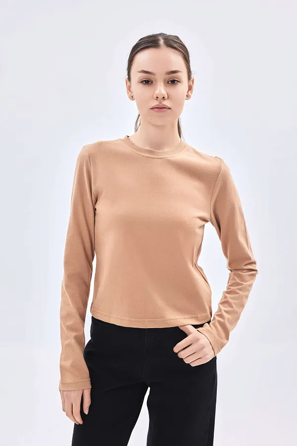 Женская футболка длинный рукав AW23WBS-27016 фото