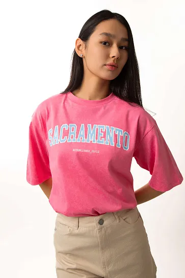 Ayollar futbolkasi SS23WES263-141736 фото