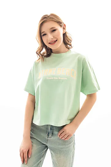 Женская футболка средний рукав SS23WES401-141318 фото