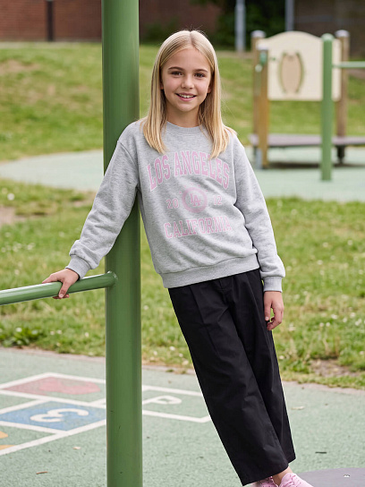 Свитшот короткая длина для девочек AW26KG-10016-343883 фото