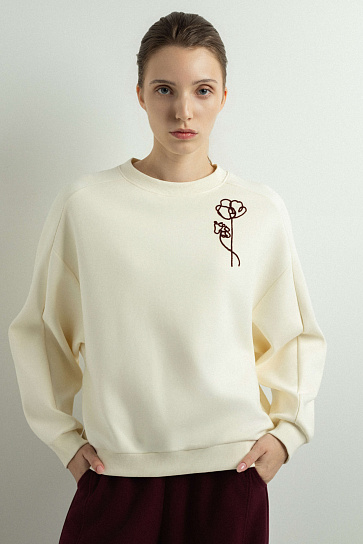 Ayollar sweatshirt AW26WES-20201-349154 фото