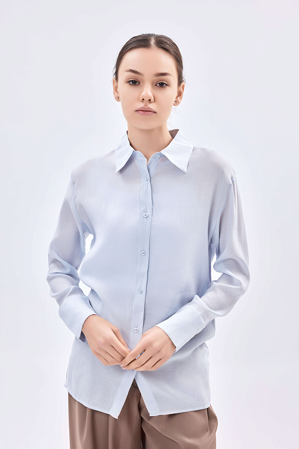 Женская рубашка длинный рукав