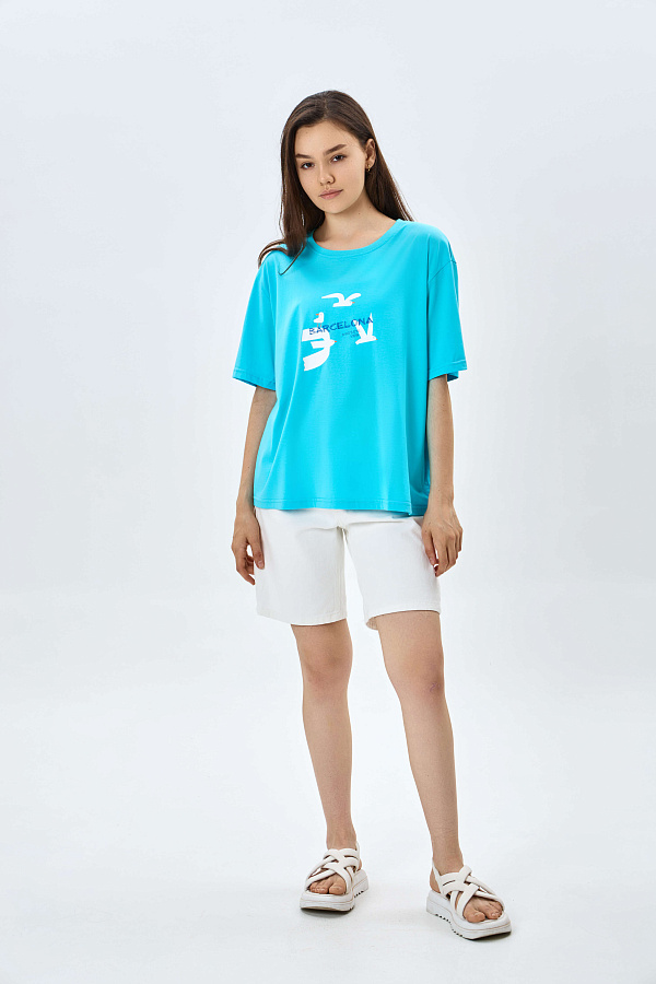 Женская футболка SS24WBA-52173 фото