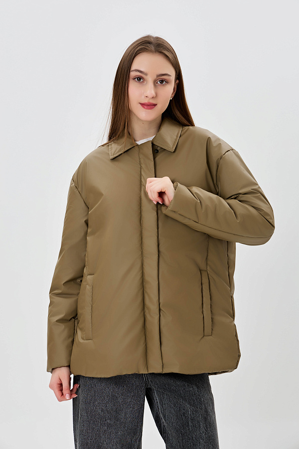 Женская куртка короткая длина AW23WYN-24034 фото