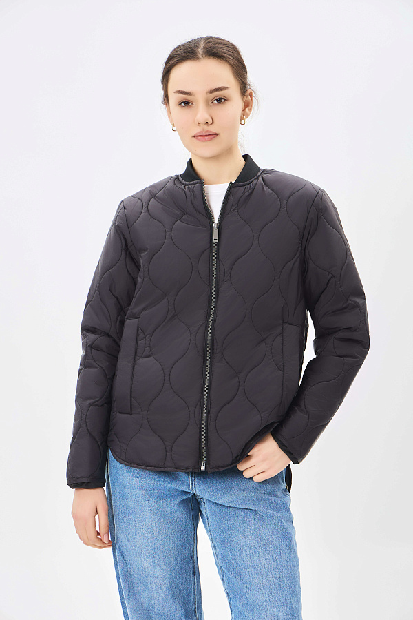 Женская куртка короткая длина AW23WES-21003 фото