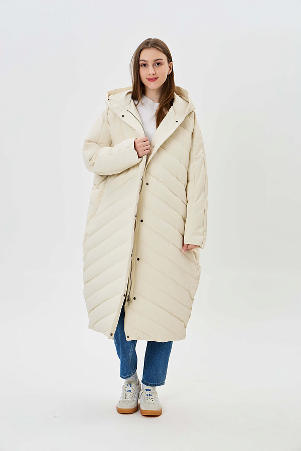 Женская куртка длинная длина AW23WBA-52092 фото