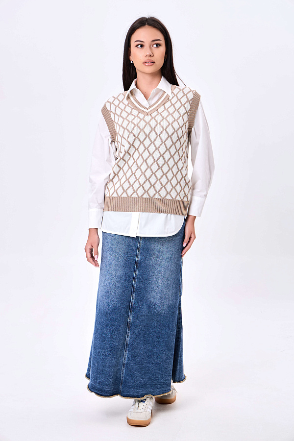 Женская жилетка AW24WKN-92117 фото