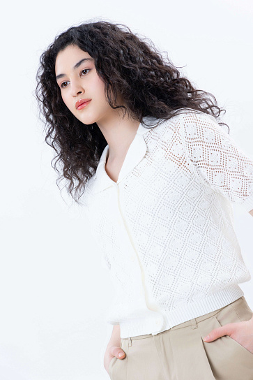 Женский джемпер SS25WKN-92016-209029 фото