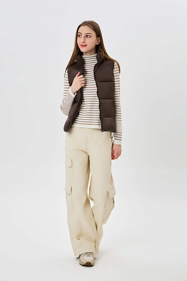 Женский жилет короткая длина AW23WES-21032 фото