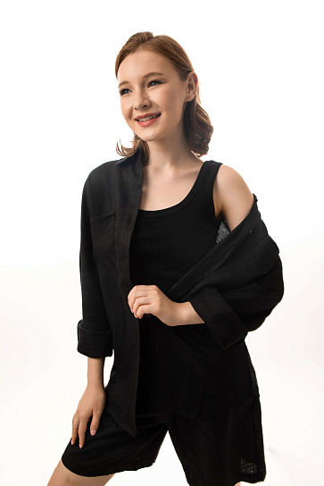 Женская рубашка длинный рукав SS23WES145-140872 фото