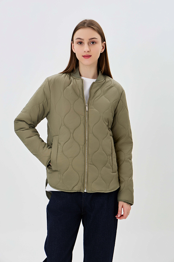 Женская куртка короткая длина AW23WES-21003 фото