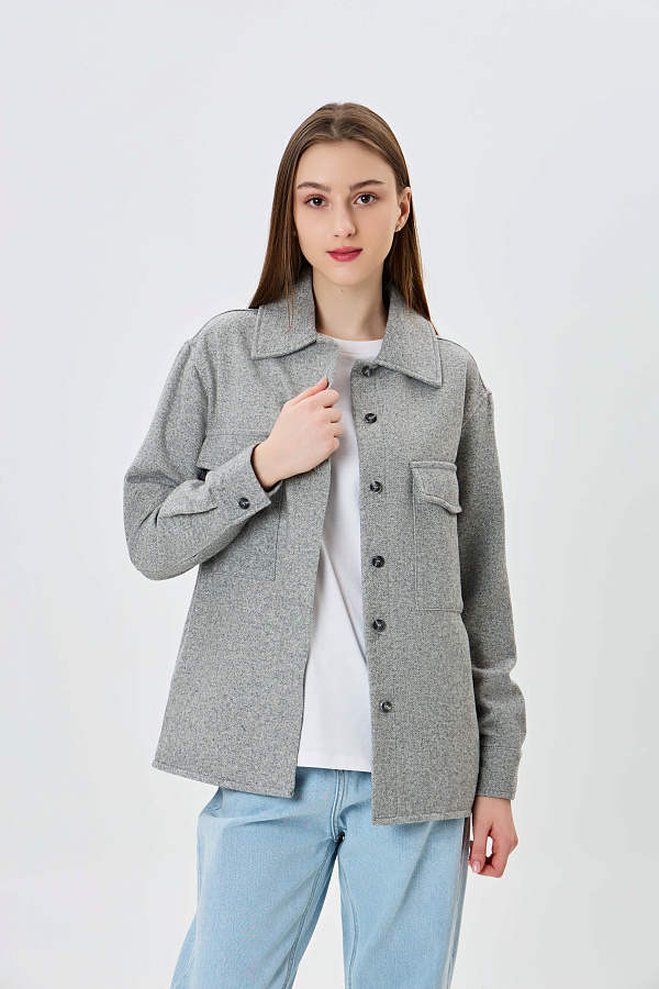 Женская рубашка длинный рукав AW23WBA-52033 фото