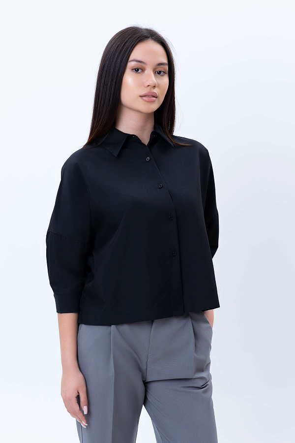 Женская рубашка средний рукав