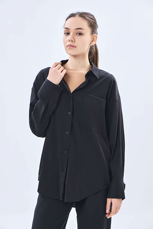 Женская рубашка длинный рукав AW23WES-21013 фото