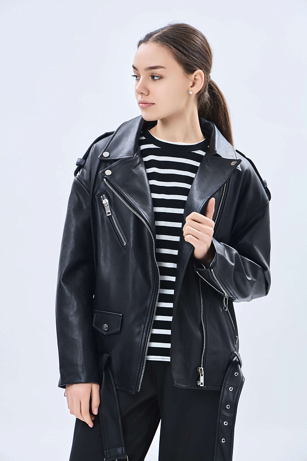 Женская ветровка средняя длина AW23WES-21035 фото